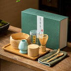 Tea Bowl Matcha Brushing Tea Tool Set Japanese Gift Box - Grand Goldman