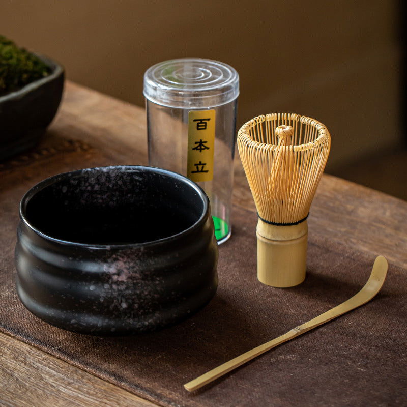 Tea Bowl Matcha Brushing Tea Tool Set Japanese Gift Box - Grand Goldman