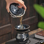 Tea Set Jianzhan Tea Cup Gift Ceramic Kung - Grand Goldman