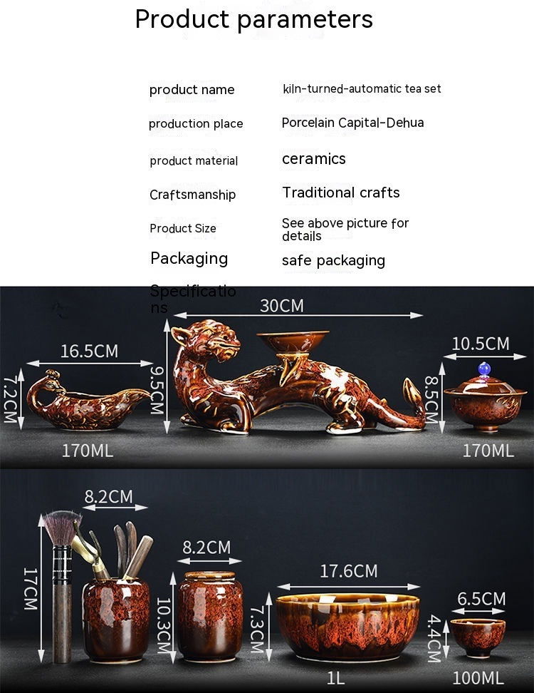 Tea Set Mini Set Household Minimalist Ceramic Kung Fu Tea Cup A Set - Grand Goldman