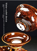 Tea Set Mini Set Household Minimalist Ceramic Kung Fu Tea Cup A Set - Grand Goldman