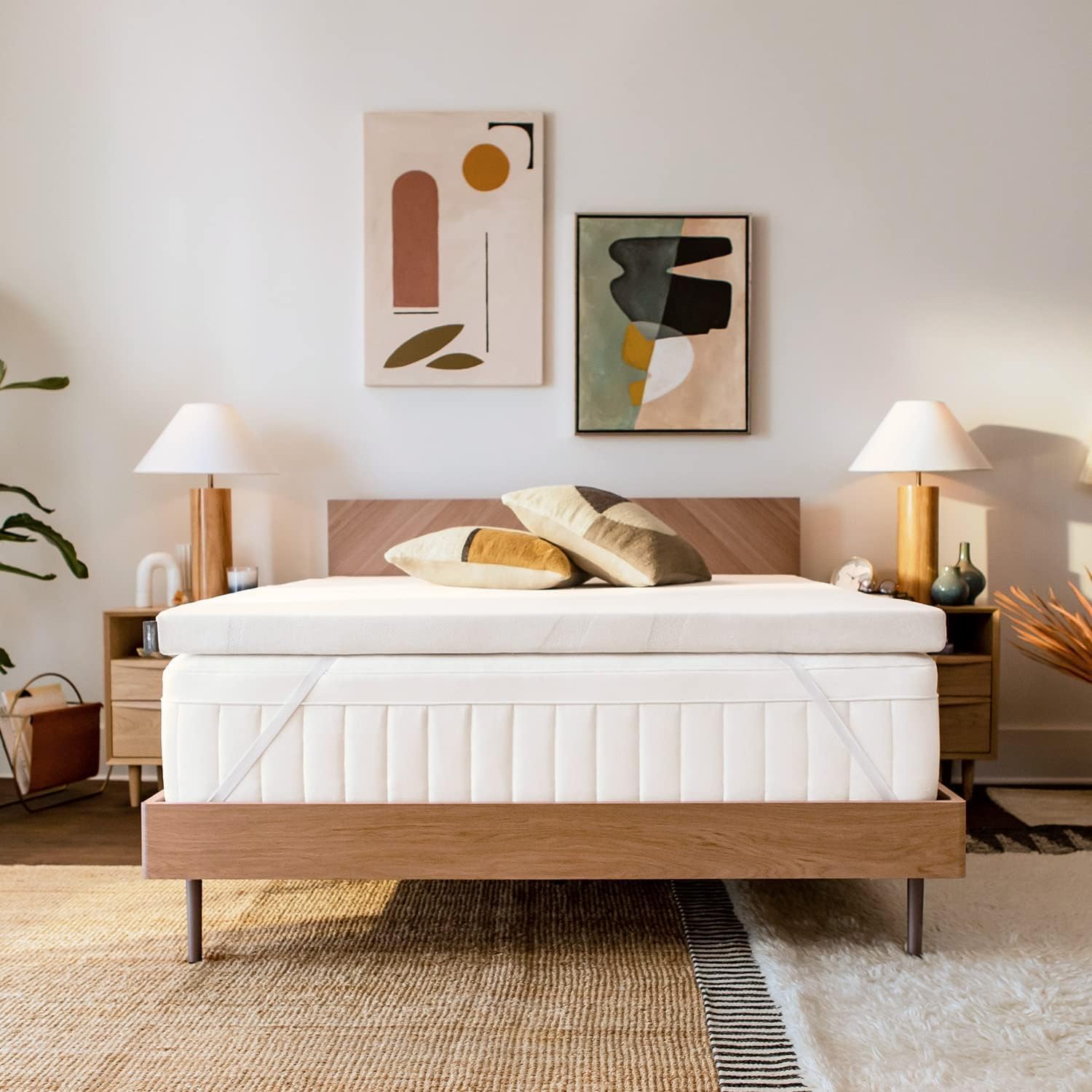 Tempur-Pedic TEMPUR-Adapt + Cooling 3-Inch Queen Mattress Topper Medium Luxury Premium Foam, Washable Cover, Medium Cooling Topper,White - Grand Goldman