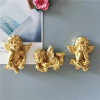 Thailand Golden Buddha Fridge Magnets 3d Cartoon Lovely Golden Angel Refrigerator Magnetic stickers Home Decoration Gift - Grand Goldman