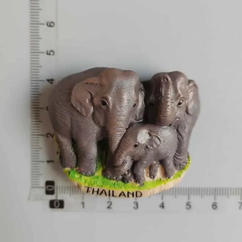 Thailand bangkok fridge magnets Tourism souvenir travel gifts Floating market chiangmai Phuket Magnetic Refrigerator Stickers - Grand Goldman