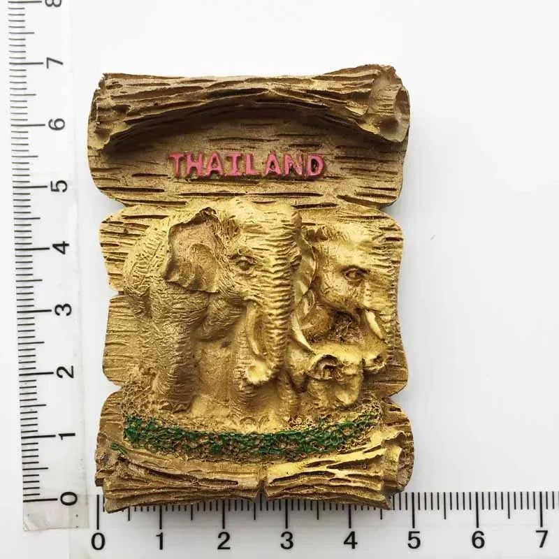 Thailand bangkok fridge magnets Tourism souvenir travel gifts Floating market chiangmai Phuket Magnetic Refrigerator Stickers - Grand Goldman