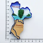 Thailand bangkok fridge magnets Tourism souvenir travel gifts Floating market chiangmai Phuket Magnetic Refrigerator Stickers - Grand Goldman