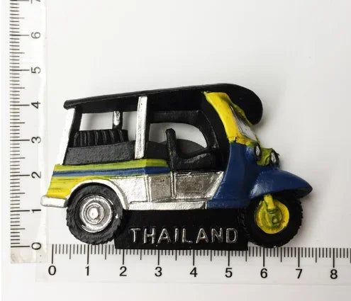 Thailand bangkok fridge magnets Tourism souvenir travel gifts Floating market chiangmai Phuket Magnetic Refrigerator Stickers - Grand Goldman