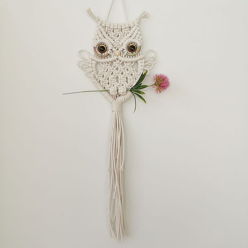 The New Cotton Cord Woven Tapestry Owl Wall Hangings - Grand Goldman