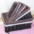 The storage basket willow rattan storage basket kitchen finishing Home Furnishing supplies storage basket wholesale sundry snacks desktop - Grand Goldman