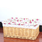 The storage basket willow rattan storage basket kitchen finishing Home Furnishing supplies storage basket wholesale sundry snacks desktop - Grand Goldman