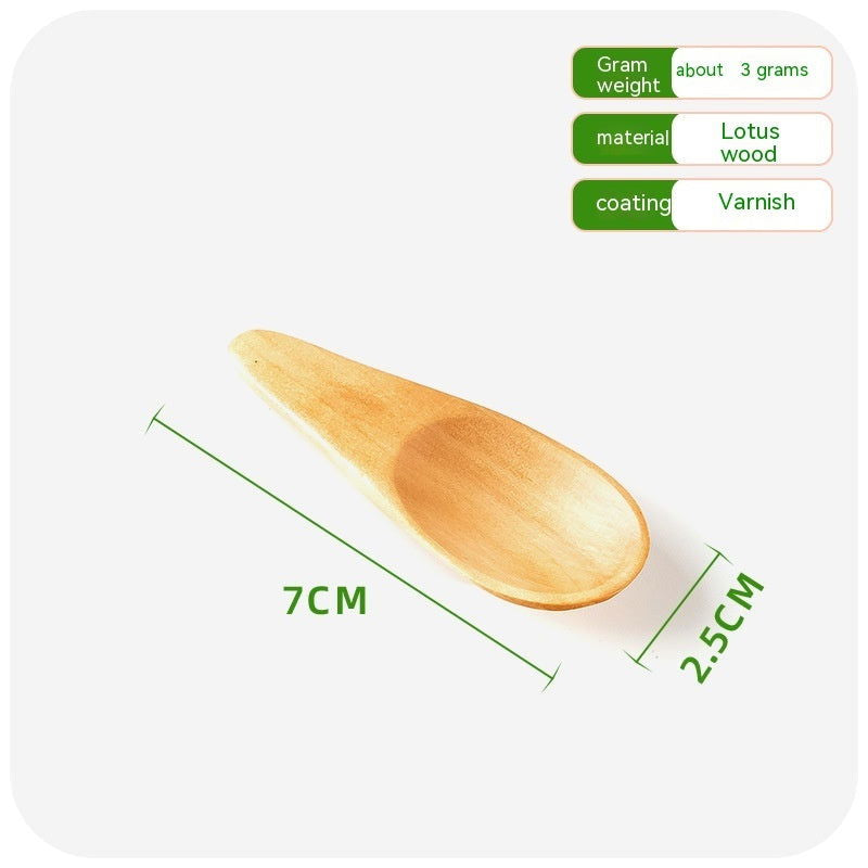 Theaceae Spoon Mini Japanese Children Ice-cream Spoon - Grand Goldman