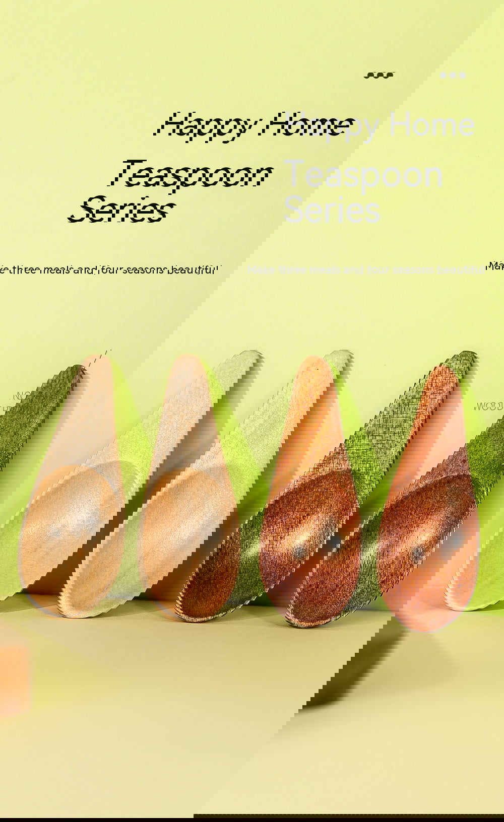 Theaceae Spoon Mini Japanese Children Ice-cream Spoon - Grand Goldman