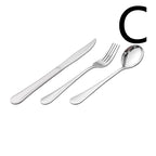 Thickened Stainless Steel Steak Knife And Fork Set - Grand Goldman
