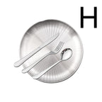 Thickened Stainless Steel Steak Knife And Fork Set - Grand Goldman