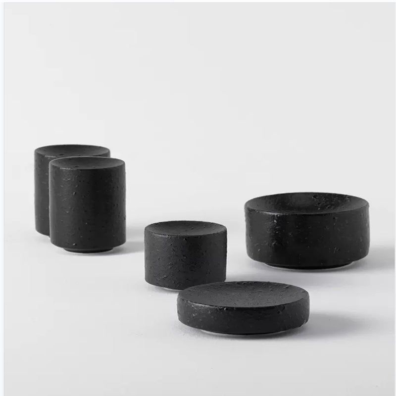 Three-dimensional Ceramic Cold Dish Plate Household Simple Plate - Grand Goldman