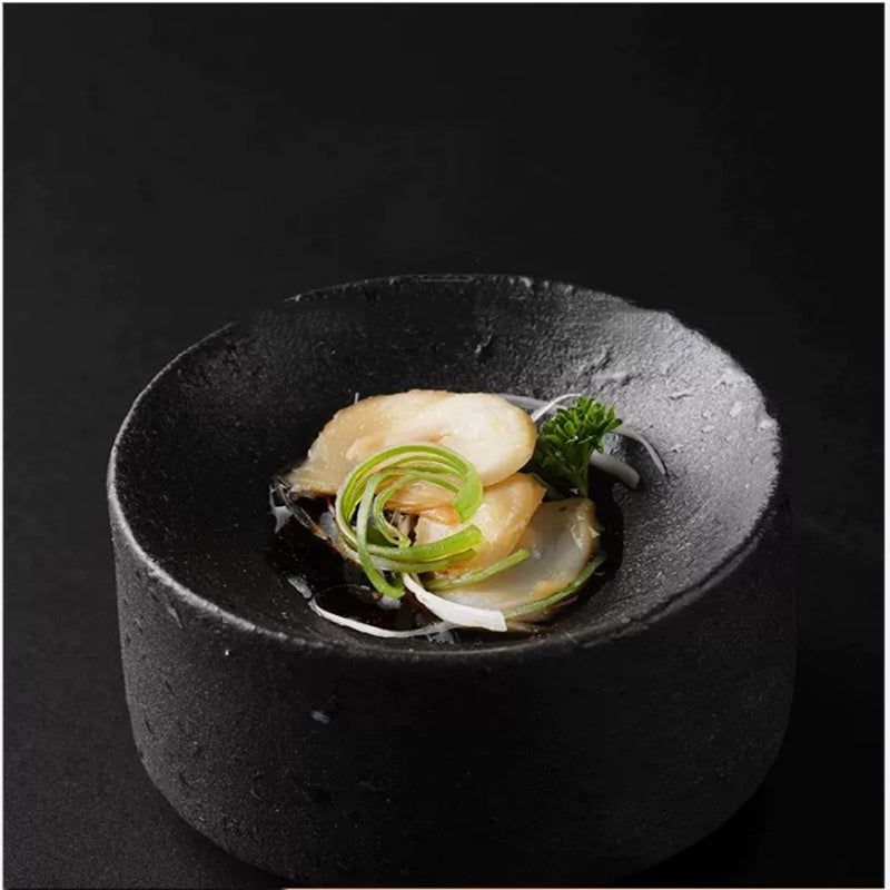 Three-dimensional Ceramic Cold Dish Plate Household Simple Plate - Grand Goldman