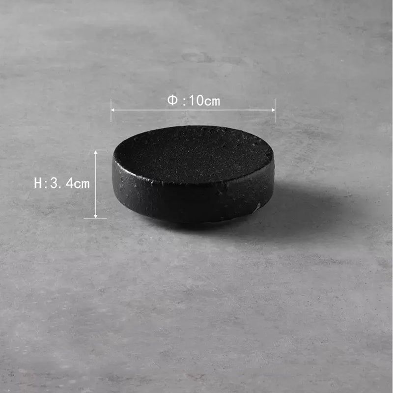 Three-dimensional Ceramic Cold Dish Plate Household Simple Plate - Grand Goldman