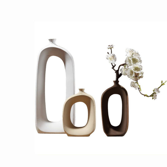 Three-piece ceramic vase - Grand Goldman