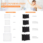 Throw Pillows Insert, 18'' x 18'' Set of 2, Decorative for Couch, Sofa or Bed with Premium Down Alternative Filled, White - Grand Goldman