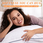 Throw Pillows Insert, 18'' x 18'' Set of 2, Decorative for Couch, Sofa or Bed with Premium Down Alternative Filled, White - Grand Goldman