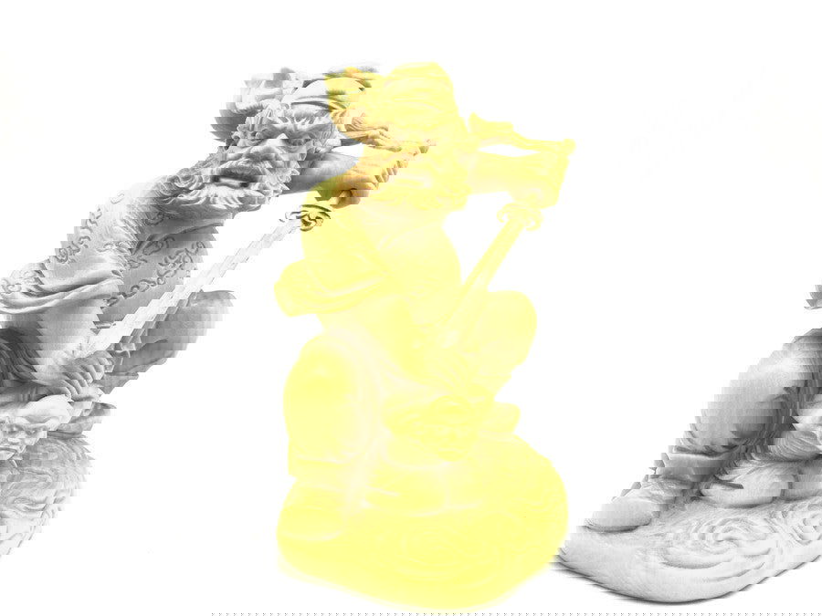 Thuja Boxwood Wood Carving God Statue - Grand Goldman