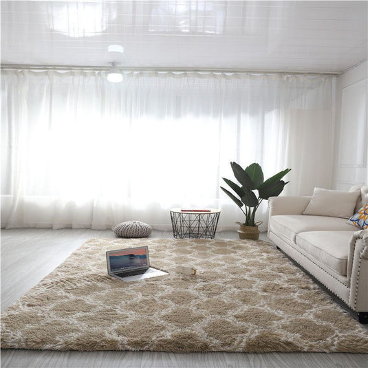 Tie-dye silk wool design carpet - Grand Goldman