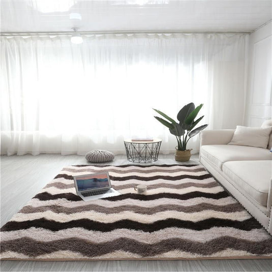 Tie-dye silk wool design carpet - Grand Goldman