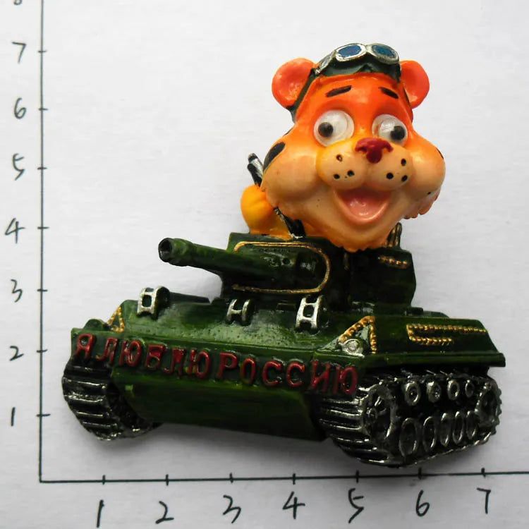 Tiger Symbol Cute Cartoon Lucky Tiger Magnetic Refrigerator Magnet Home Decoration The Year of The Tiger Gift for Kids - Grand Goldman