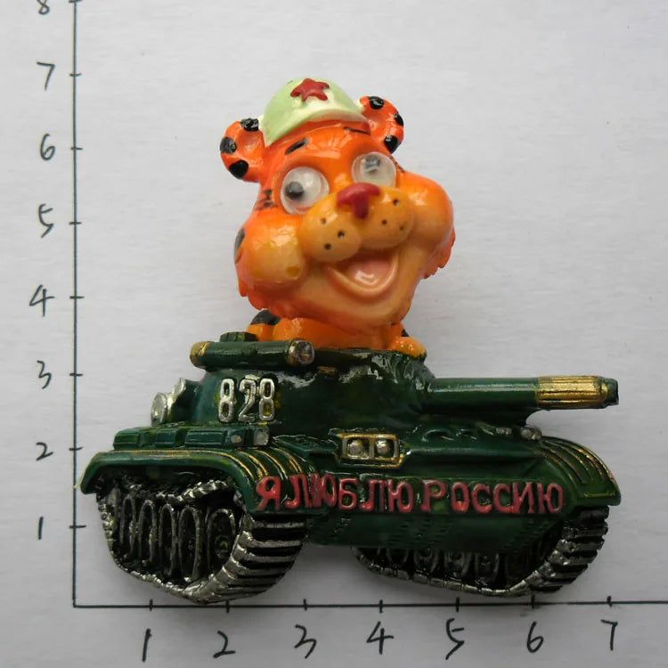 Tiger Symbol Cute Cartoon Lucky Tiger Magnetic Refrigerator Magnet Home Decoration The Year of The Tiger Gift for Kids - Grand Goldman