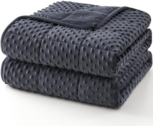 Topcee Weighted Blanket (20lbs 60"x80" Queen Size) for Adult All-Season Summer Fall Winter Cooling Breathable Heavy Microfiber Material with Glass Beads Big Blanket Soft Thick Comfort - Grand Goldman