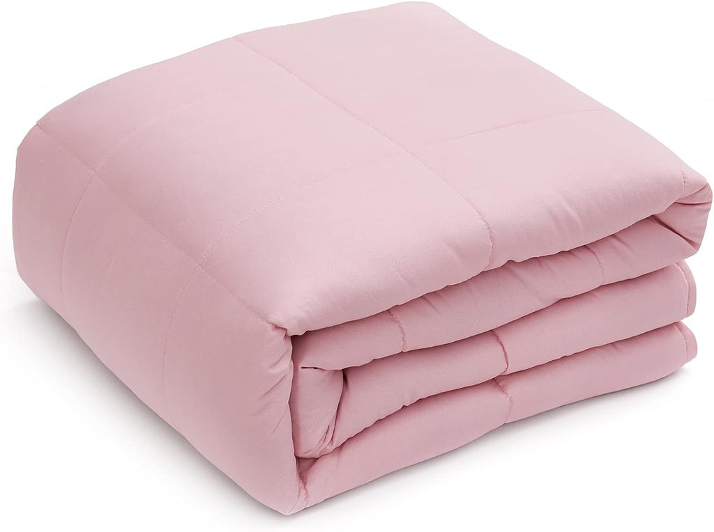 Topcee Weighted Blanket (20lbs 60"x80" Queen Size) for Adult All-Season Summer Fall Winter Cooling Breathable Heavy Microfiber Material with Glass Beads Big Blanket Soft Thick Comfort - Grand Goldman