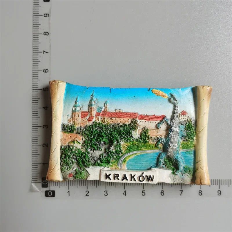 Tourist Souvenir Fridge Maggnet Germany Italy Bulgaria Paris Tanzania Denmark Spain Greece Prague Monaco DUBAI Poland Home Decor - Grand Goldman