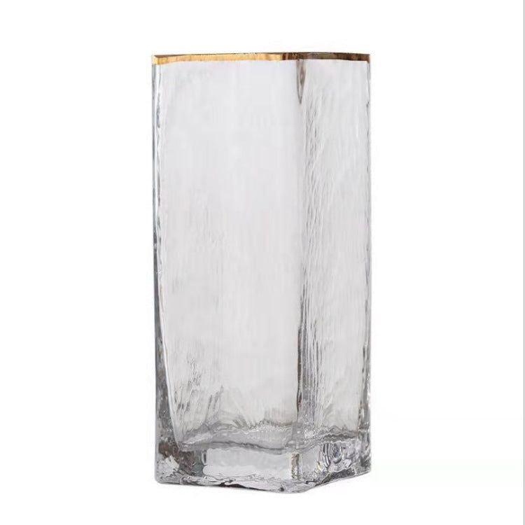 Transparent Gold-painted Glass Vases Flower Home Decor Wedding Decoration - Grand Goldman