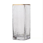 Transparent Gold-painted Glass Vases Flower Home Decor Wedding Decoration - Grand Goldman