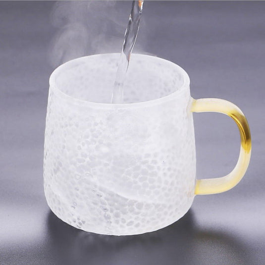 Transparent heat-resistant glass cup - Grand Goldman