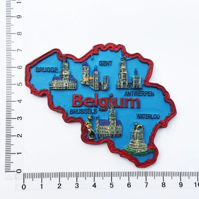 Travel Magnets California Alaska Ireland Scotland New York Spain Switzerland Austria Tokyo Amsterdam Brugge Country Souvenir - Grand Goldman