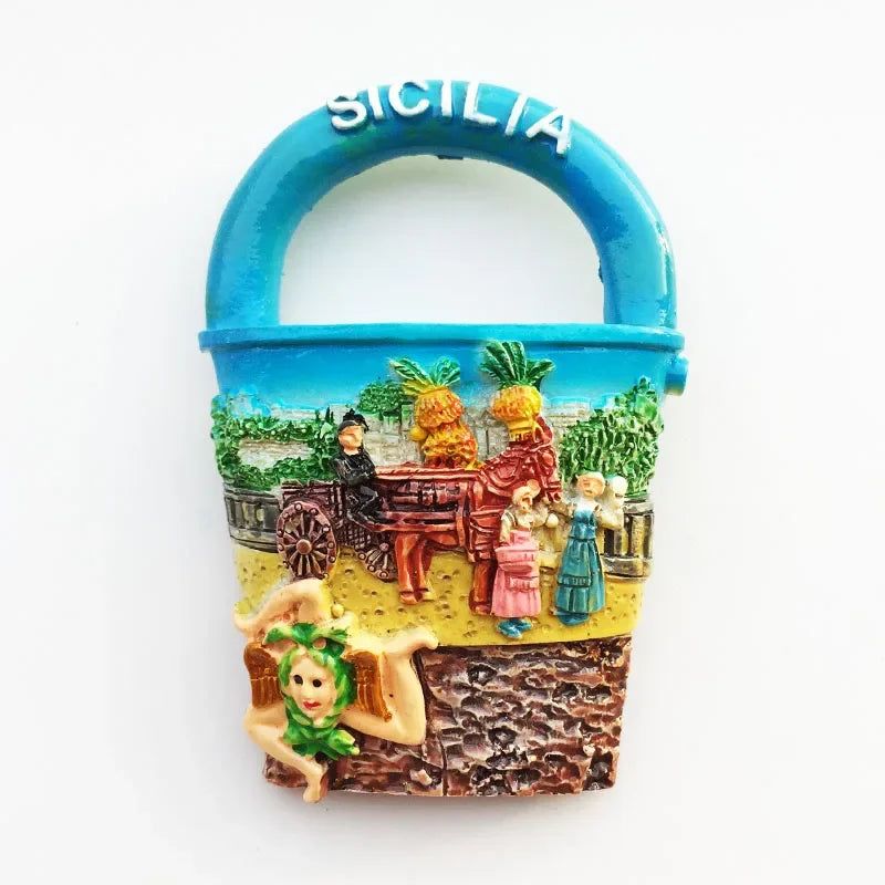 Travel Magnets California Alaska Ireland Scotland New York Spain Switzerland Austria Tokyo Amsterdam Brugge Country Souvenir - Grand Goldman