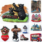 Travel Magnets California Alaska Ireland Scotland New York Spain Switzerland Austria Tokyo Amsterdam Brugge Country Souvenir - Grand Goldman