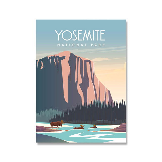 Travel Canvas Painting Art Poster Home Decoration - Grand Goldman