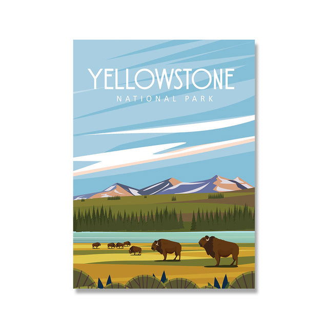 Travel Canvas Painting Art Poster Home Decoration - Grand Goldman