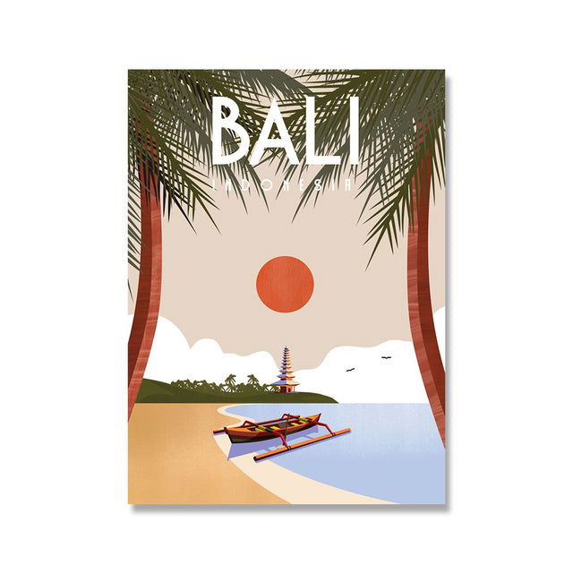 Travel Canvas Painting Art Poster Home Decoration - Grand Goldman