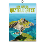 Travel Famous City Landscape Wall Art Canvas Painting Poster Decoration - Grand Goldman