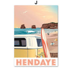 Travel Famous City Landscape Wall Art Canvas Painting Poster Decoration - Grand Goldman