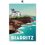 Travel Famous City Landscape Wall Art Canvas Painting Poster Decoration - Grand Goldman