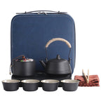 Travel Kung Fu Tea Set Portable Suit Ceramic - Grand Goldman