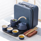 Travel Kung Fu Tea Set Portable Suit Ceramic - Grand Goldman