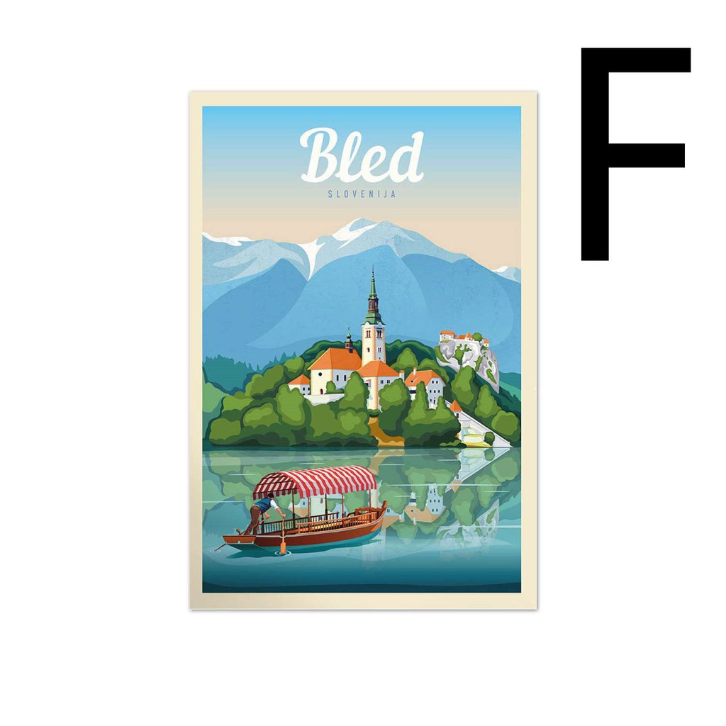 Travel Poster City Netherlands High Quality Bedroom - Grand Goldman