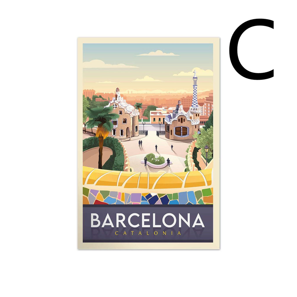 Travel Poster City Netherlands High Quality Bedroom - Grand Goldman