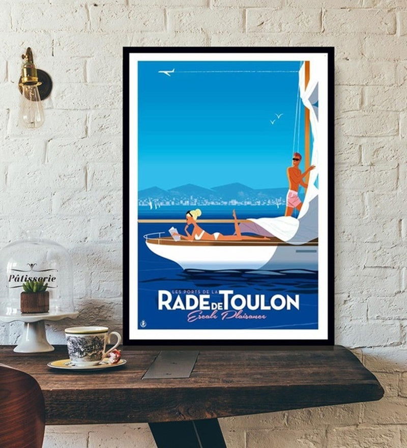 Travel Poster World Travel City Canvas Painting - Grand Goldman