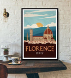 Travel Poster World Travel City Canvas Painting - Grand Goldman